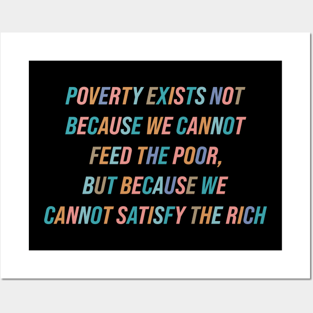 Poverty Wall Art by n23tees